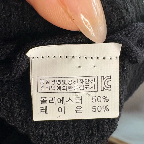 Greenwich V. Korean  style black white Collar Sleeveless Knitted vest Tank Tops - Picture 9 of 10